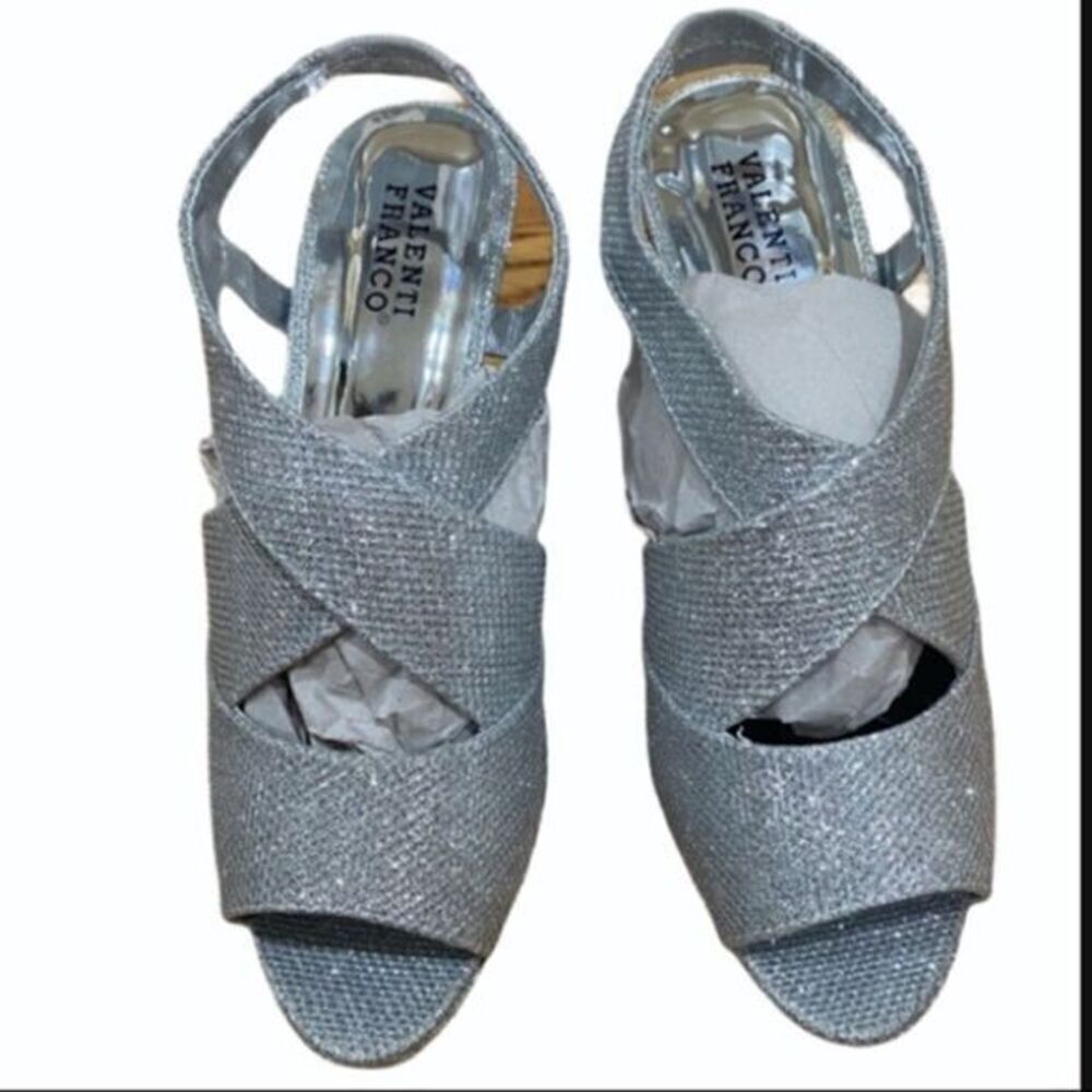 𝅺VALENTINO Franco Glitter Sandals